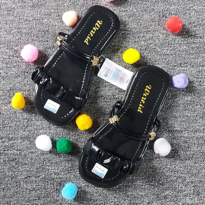 WIU SANDAL ANAK PEREMPUAN SELOP CANTIK SENDAL ANAK LEBARAN SIZE 26-35 Fashion Anak 1