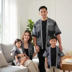 Granito.id - Kimono outer Poli Ori Lengan Pendek pria wanita Casual Santai Jaket Katun Poli Unisex Cardigan