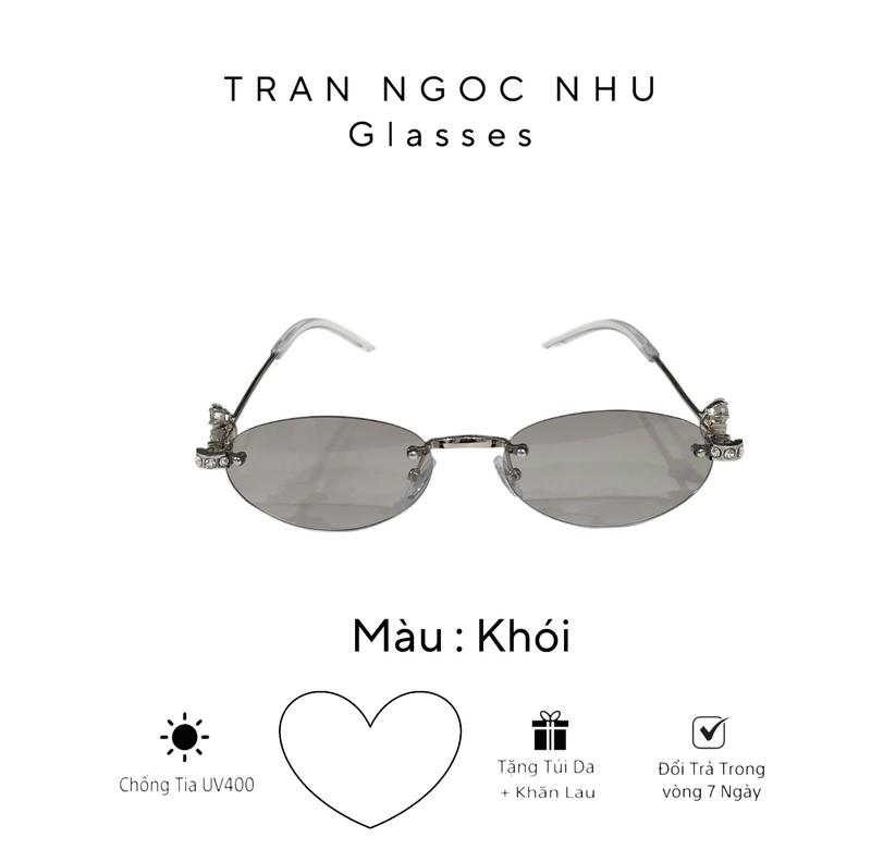  Mã C4 Mắt kính không viền thời trang dành cho nữ form dáng sang trọng 