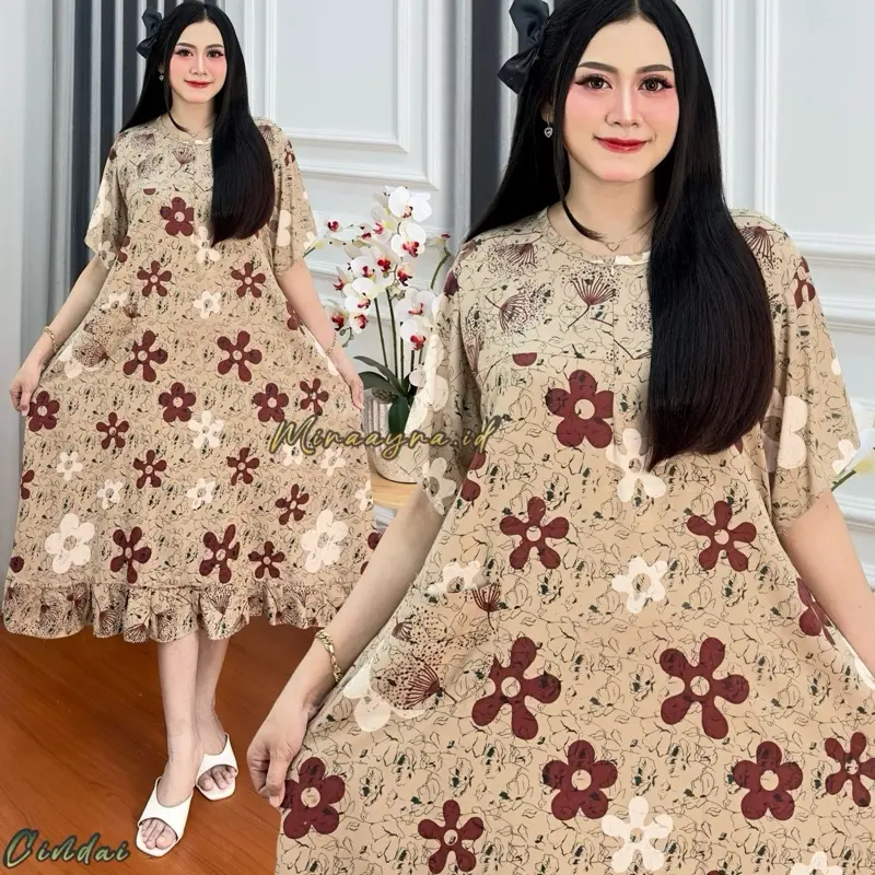 Daster Salsabil Ld 120 Rayon Premium Kekinian Bumil Busui Friendly 0