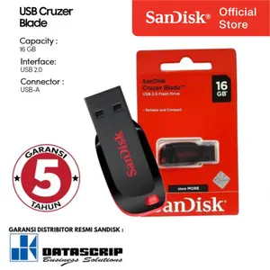 SANDISK CZ50 Cruzer Blade FlashDisk - 16 Gb