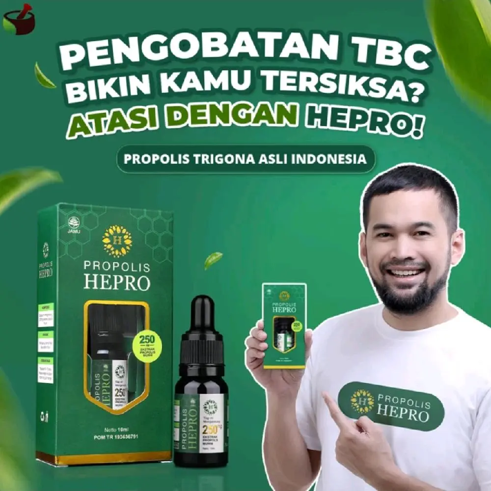 Propolis HEPRO Herbal Asli Atasi Batuk Menahun Original