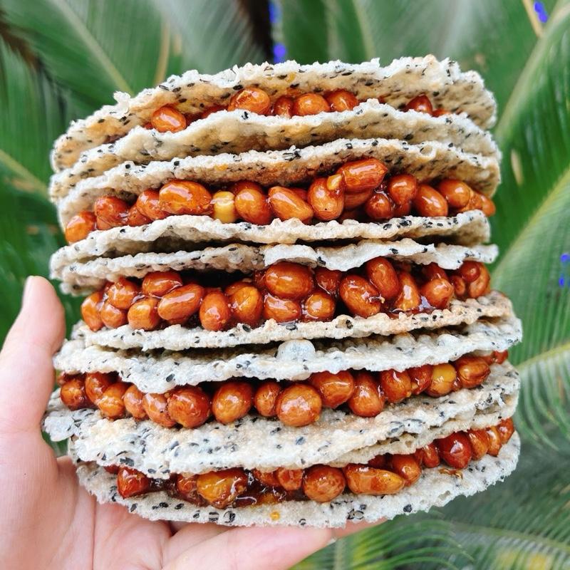  Đặc sản kẹo cu đơ - 5 miếng đặc biệt nhiều mè đen Food  miếng dài hộp gần 700g  