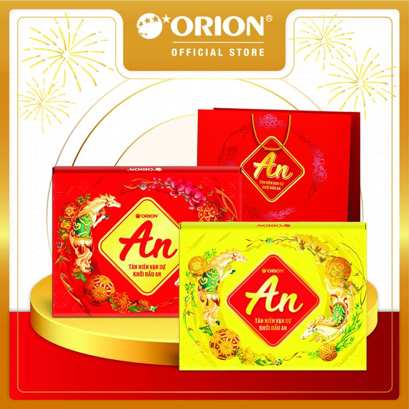 Bộ Quà Tết ORION - AN 3 1174,8g Kèm túi giấy Giao màu ngẫu nhiên