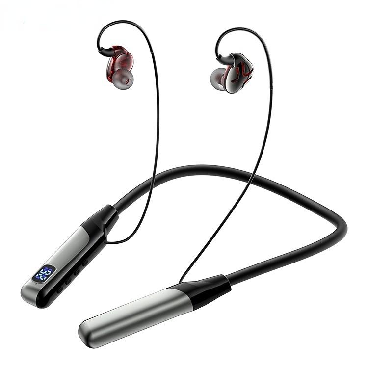 H6 Digital Display Bluetooth Wireless Hanging Neck Pluggable Sports ...