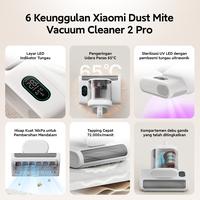 Gambar Xiaomi Dust Mite Vacuum Cleaner 2 Pro | Layar LED Indikator Tungau | Pengeringan Udara Panas 65°C & Sterilisasi UV | Hisap Kuat 16kPa untuk Pembersihan Mendalam | Tapping Cepat 72.000x/menit [Official Store] dari Xiaomi Indonesia Kab. Tangerang 2 Tokopedia