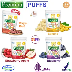 Promina Puffs Puff Snack Bayi Camilan MPASI Bergizi 15 gram