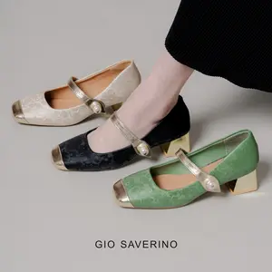 Gio Saverino Sepatu Pantofel Wanita Sepatu Mewah Korea Keena