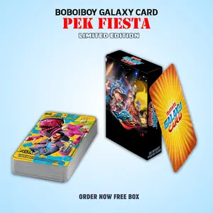 Boboiboy Monsta Galaxy Card Pek Fiesta Premium Edisi Terbatas Dengan Box Gratis