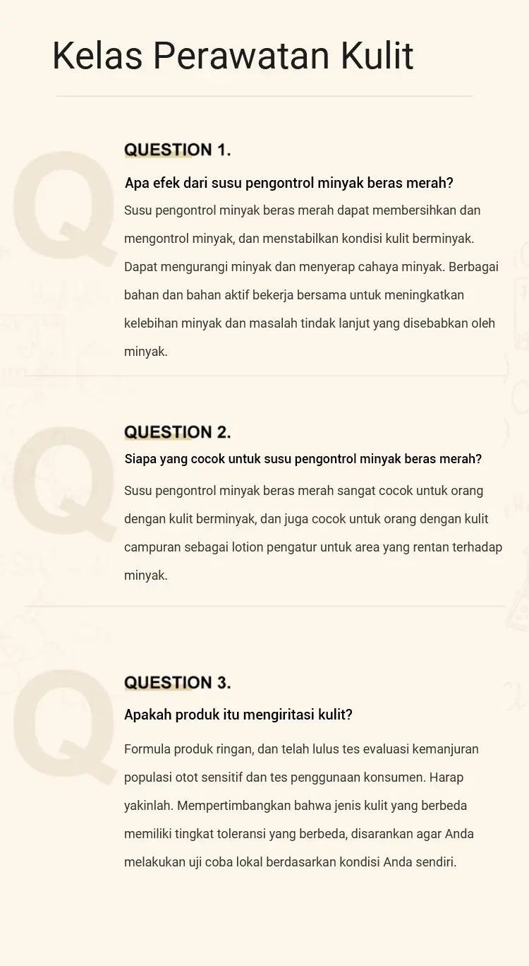 Product Introduction of Lotion Pelembab Seimbang untuk Mengontrol Minyak, Menstabilkan Kulit Berminyak, Melembapkan Sebelum Riasan, Krim Pelembap[matte for oil skin, for black head and pores] 3