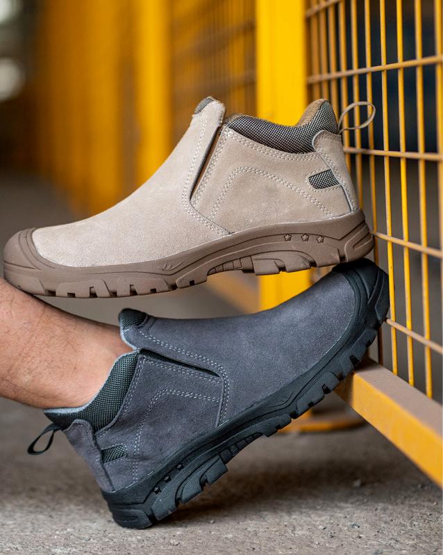 Giày Bảo Hộ Lao Động Cao Cổ - 2 Màu Chống Cháy / Mũi Thép / Đế Cao Su Lót Thép Chống Đinh / Chống Trơn Trượt / Tiêu Chuẩn An Toàn / Siêu Bền