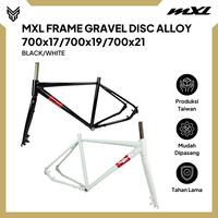 Gambar MXL Frame Sepeda Gravel 700 Discbrake Include Fork Alloy Rangka Sepeda - Black, 19 (L) dari MXL Sports Indonesia Kota Administrasi Jakarta Selatan 1 Tokopedia