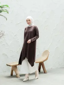 Jasmine Tunik by altaj - Atasan Model Lengan Button - Tunik Wanita Muslim Cantik