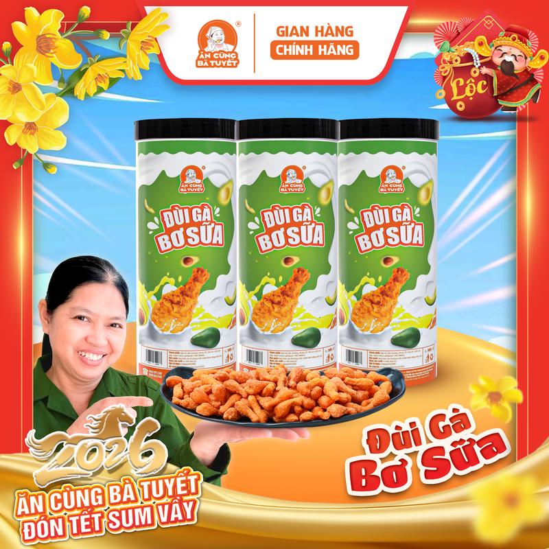 1 hũ ĐÙI GÀ BƠ SỮA - chất lượng - Food Đồ Ăn Vặt Snack Ăn Cùng Bà Tuyết M48