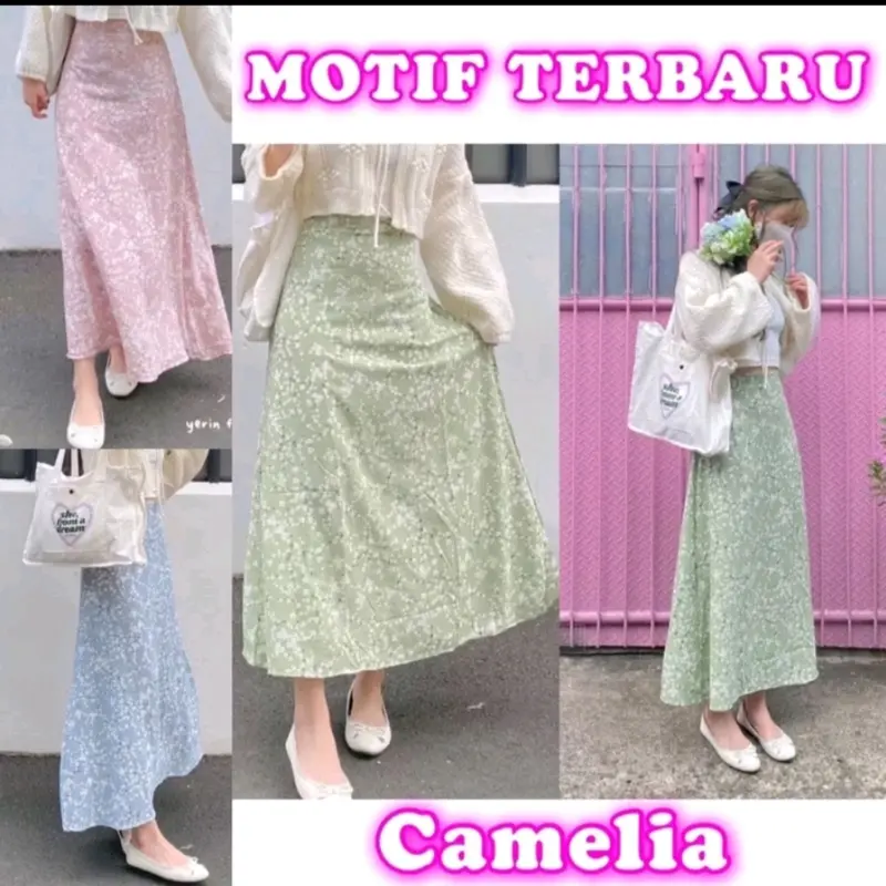 CH GAMAR A LINE SHAKILA SKRIT ,ROK FLORAL 3
