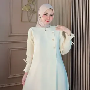ABAYA NAURA - ABAYA MEWAH - ABAYA SIMPLE 2026 - ABAYA SABRINA ANTI UV