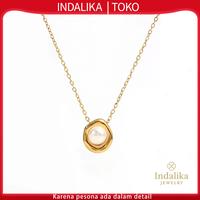 Gambar 【COD】Indalika Jewelry – KL84 Kalung Wanita Elegan Mewah, Desain Simple & Aesthetic Timeless dari INDALIKA JEWELRY Kota Tangerang Selatan 1 Tokopedia