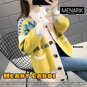 Cardigan rajut import jumbo LD 130 -140