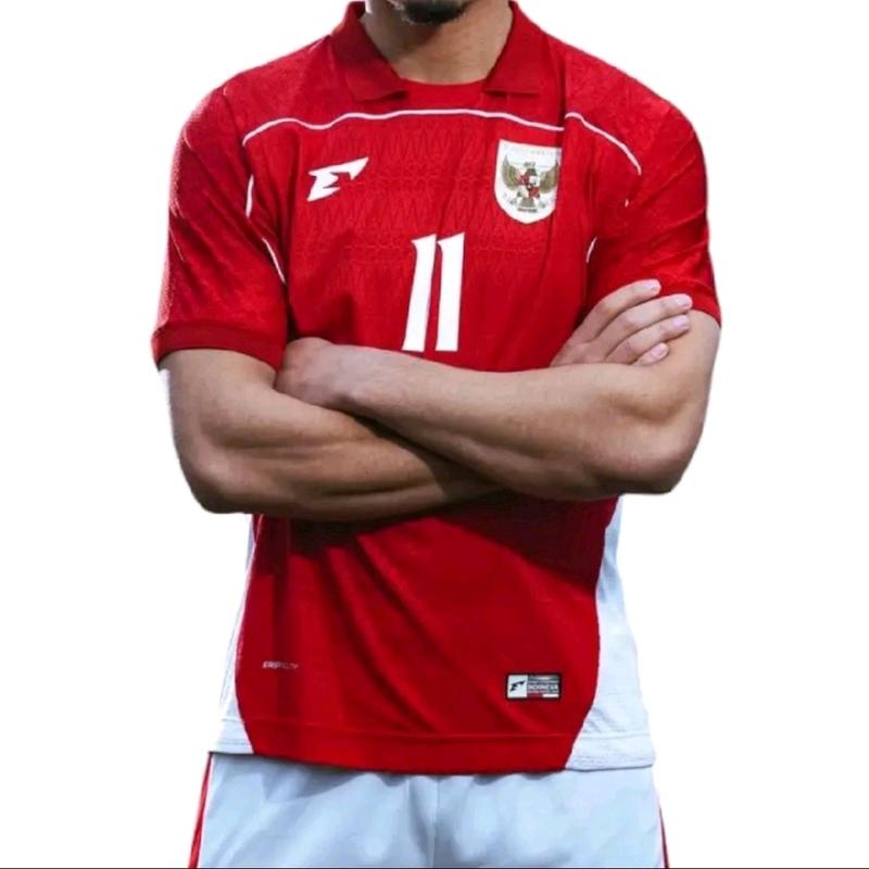 Jersey Timnas Indonesia Terbaru 2025 Kaos Olahraga Timnas Indonesia Pra Piala Dunia Pakaian Set Celana Bahan Dryfit Dewasa Unisex Sport Baju Volly 7