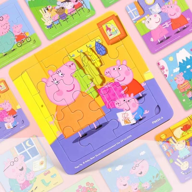 Đồ Chơi Bộ Ghép Hình Heo Peppa, Chính Hãng, Dành Cho Trẻ Em, Trò Chơi Cảnh Ghép Hình Cảnh, Đồ Chơi Giáo Dục, Quà Tặng Trẻ Em 6