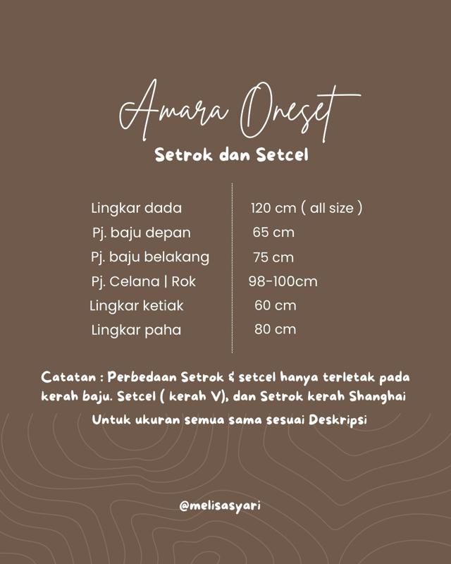 Melisa Syari Amara Oneset Marina Silk 2 Version Setrok & Stelan Celana Bahan Super Lembut Adem Flowly Busui Friendly Wudhu Friendly