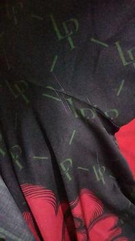 Product Review of Jeine Series (free scarf) silk digital printing Sutra by La palamba Gamis Karet Muslim Satin Pesta Dress from i** r**h t**a 2