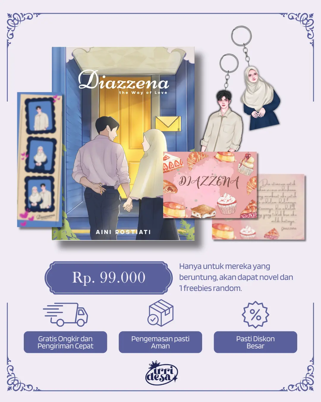 DIAZZENA BY AINI ROSTIATI - NOVEL IRRIDESA