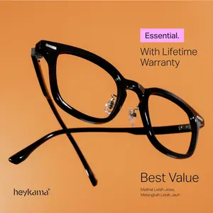 heykama -  Hajime ( Frame Kacamata  Rectangle ) - Active Progress Collection