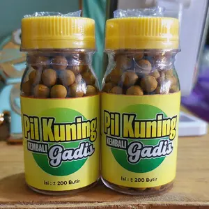 paket isi 2 boba pil kuning