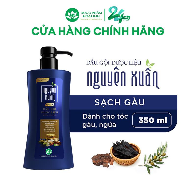  Dầu gội Dược liệu Nguyên Xuân Sạch Gàu 350ml - Tặng thêm 10% thể tích giá không đổi 