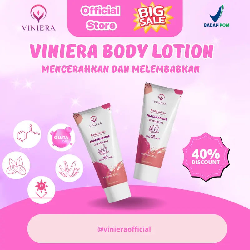 Viniera Body lotion mencerahkan kulit Perawatan  Tubuh 0