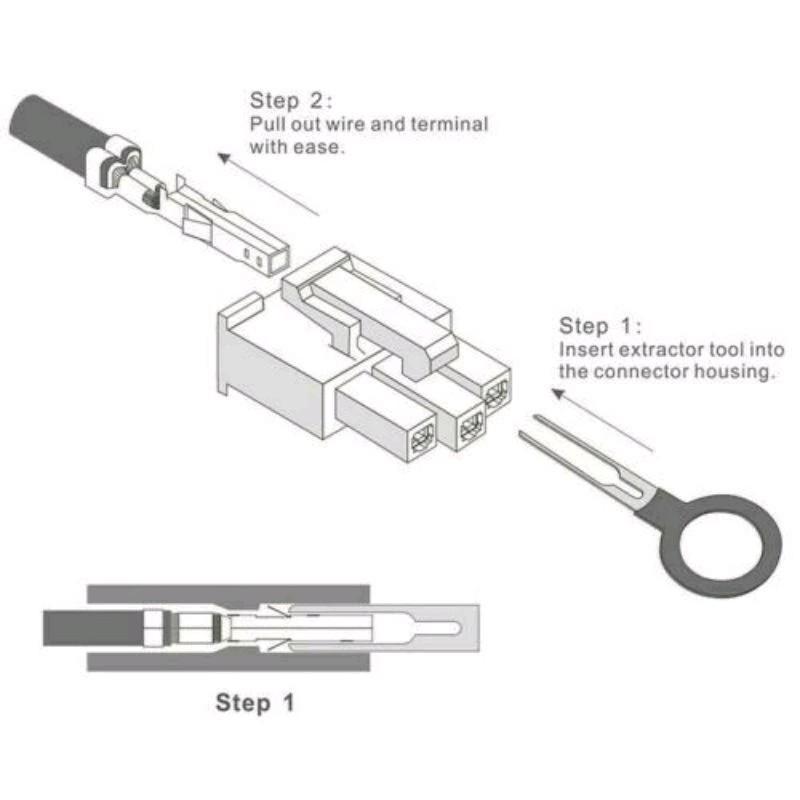 Product Introduction of Lensent 41pcs 11pcs set terminal connectoroin remover model car wire socket pin Wire Terminal removal opener tool socket pembuka Cable Connector Crimp Pins Extractors Hand Tool Plug Key Pin Ejector Release Pin Kit 14