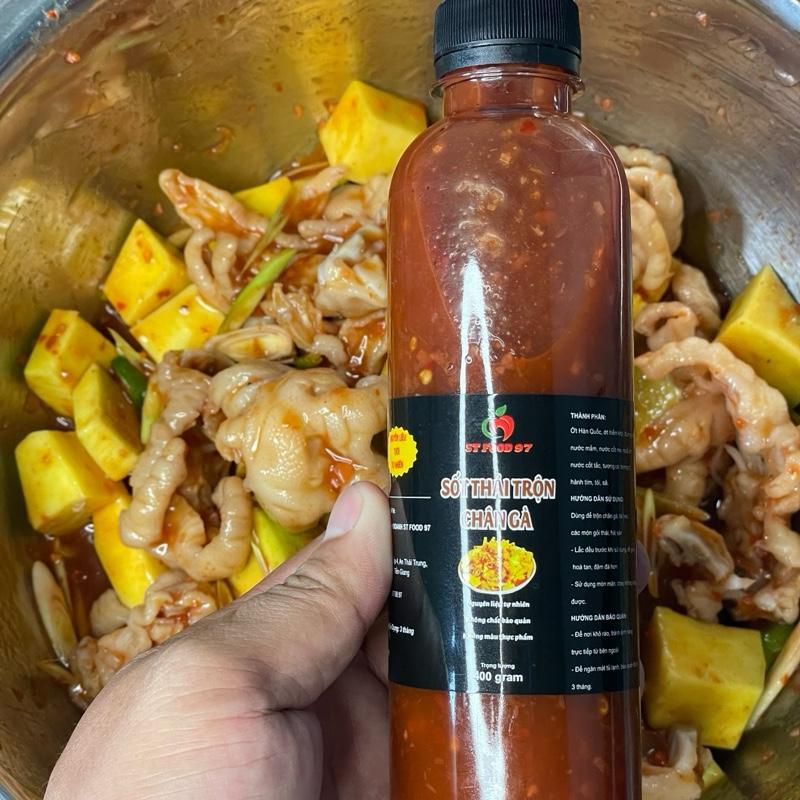 Sốt Thái Trộn Chân Gà tặng chai Muối Ớt Đỏ - ST FOOD 97 - Sốt Gia Vị Chua Nước Sốt sốt thái chân gà 3
