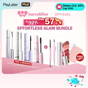 【FREE MINI MIRROR】BNB barenbliss Effortless Glam Bundle (Mascara Roll To High/Volume/Length/Definer + Glow Tint/Eyebrow/Eyeliner)