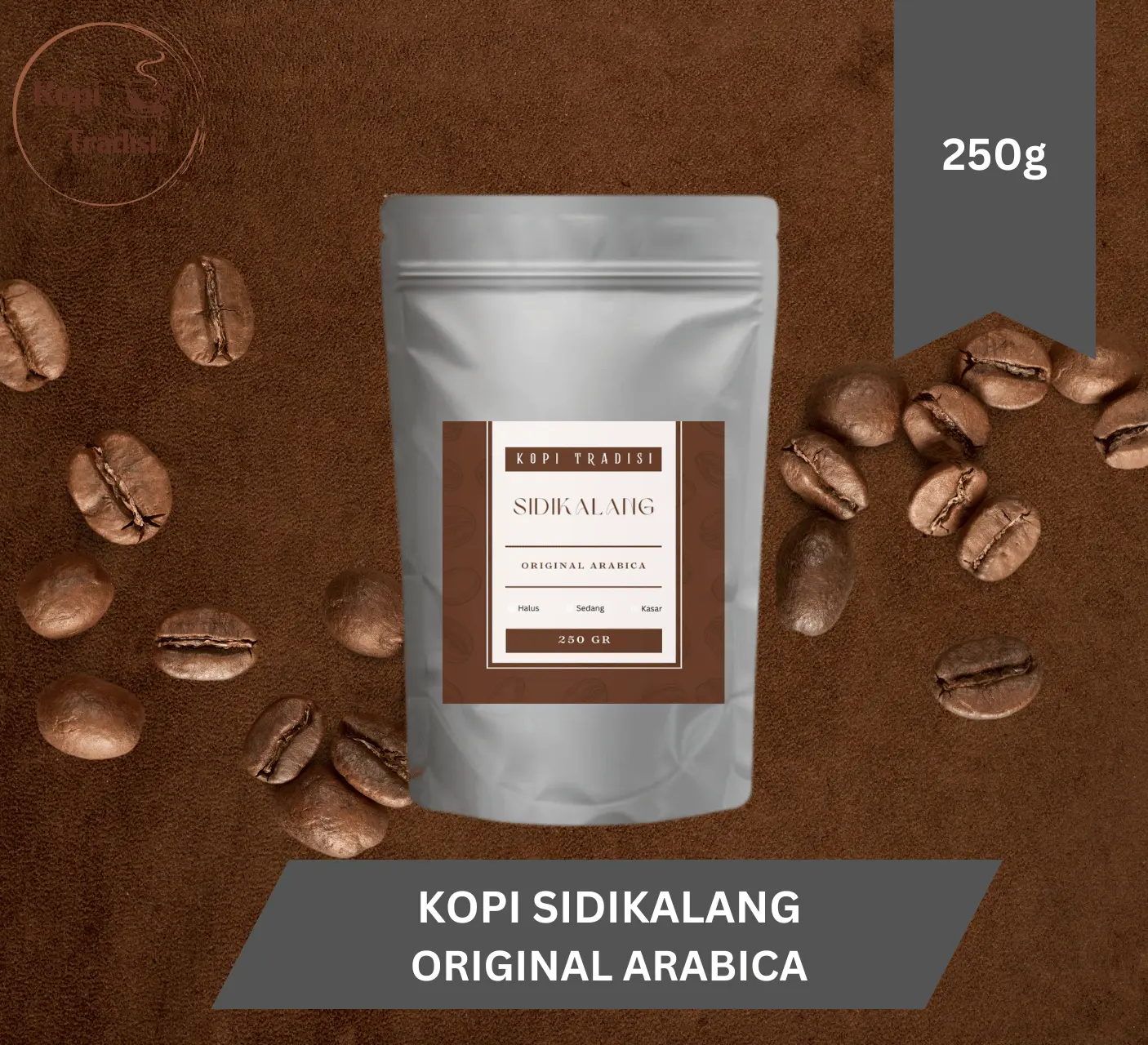 Kopi Bubuk Sidikalang Original Arabica 250 gr
