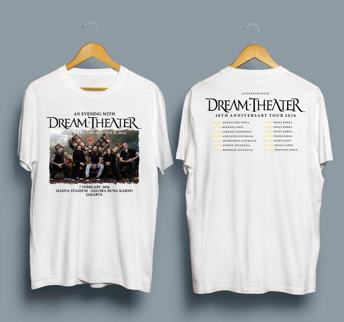 Promo FunStoreMerch Kaos Distro DREAM THEATER 40th ANNIVERSARY