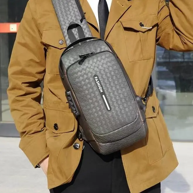 【COD】GREY Tas Selempang Pria Kulit Shoulder Bag F003 0
