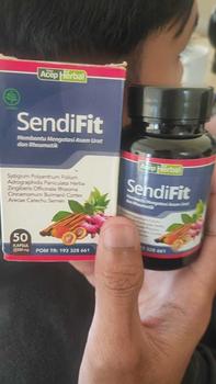 Product Review of Kapsul Sendifit Herbal Untuk Asam Urat, Nyeri Sendi Lutut, Tulang Syaraf Kejepit, Tulang Belakang, Pinggang, dan Ekor Encok Sudah BPOM & HALAL MUI from a**m 1