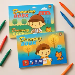 1Pcs Buku Gambar Dodo A4 20×30cm 8 Lembar Kertas 70 Gram Cover Box Board 210 Gsm Baru Berkualitas