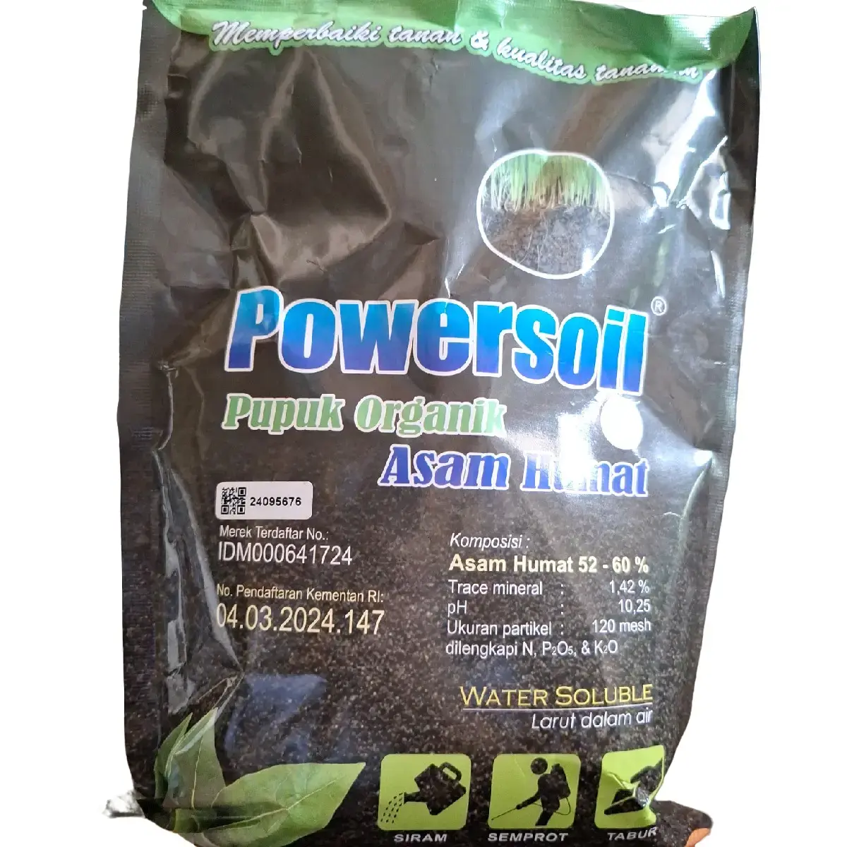Powersoil Pupuk Organik ASAM HUMAT 1kg