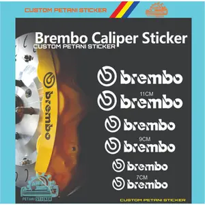 img STIKER STICKER MOBIL VELK CALIPER BREMBO SPONSORE TERBARU CUTTING STIKER