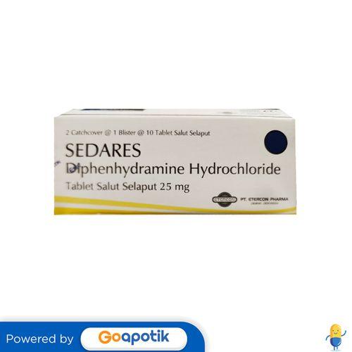 SEDARES 25 MG BOX 20 TABLET