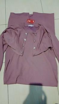 Product Review of Hana Fashion - Caroline Long Dress/Dress Outer Set Wanita/ Long Dress Simple/ Long Dress Casual/ Dress Casual/ Dress Panjang/ Setelan Dress Blazer/ Long Dress Lebaran/ Baju Lebaran - CD291 from f**7 1