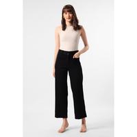 Gambar MINIMAL - Laurrie - Celana Kulot Katun Stretch Wanita - Collection - Black, S dari Minimal Kab. Pemalang 2 Tokopedia