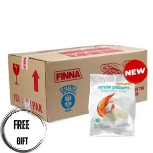 Kerupuk Finna Garuda Murah isi 30 pcs Halal Asin Gurih Rasa Udang Organik Camilan Food Snacks Cemilan Kripik Kering Makanan
