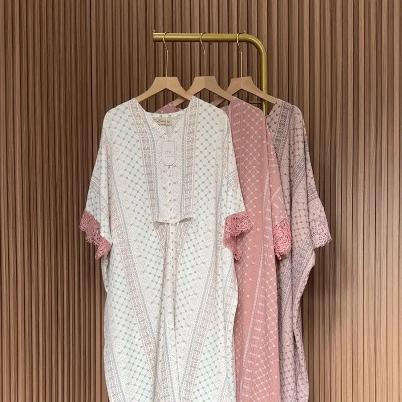ZEETA RAYA KAFTAN by Outerres | Kaftan Lebaran | Kaftan Kondangan | Kaftan Gamis Muslim | Kaftan Dress Renda Brukat Wanita 8