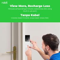 Gambar RABIT SMART DOOR BELL WIRELESS IP CAMERA CCTV WIFI OUTDOOR WATERPROOF ULTRA WIDE ANGLE TANPA KABEL FHD 2 MP BEL PINTU KAMERA STATIS 140 DERAJAT BISA KOMUNIKASI DUA ARAH DAN BATERAI TAHAN HINGGA 6 BULAN - 1 Bell No SD Card dari Rabit Smart Home Kota Administrasi Jakarta Barat 5 Tokopedia