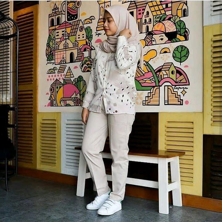 Celana baggy pants wanita premium||celana panjang wanita||celana kerja wanita 3