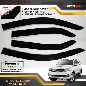 TALANG AIR FORTUNER LAMA 2006 2007 2008 2009 2010 2011 2014 2015 MODEL SLIM RATA FLAT LEM 3M