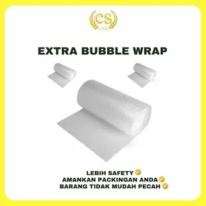 EXTRA BUBBLE WRAP TEBAL UNTUK TAMBAHAN PACKING